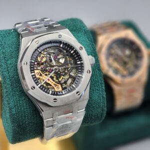 Audemars Piguet skeleton mechanical watch showcasing intricate inner workings