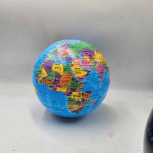 Colorful World Globe Nigeria