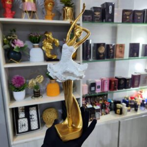 Gold Ballerina Figurine