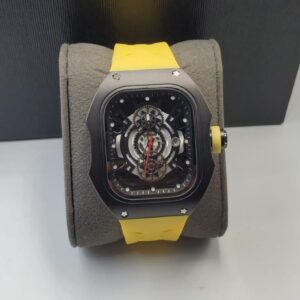 Nepic Skeleton Dial Sports Watch – Yellow Strap