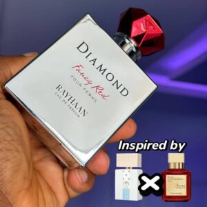 Rayhaan Diamond Fancy Red Pour Femme