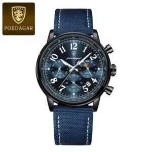 POEDAGAR Chronograph Men's Watch